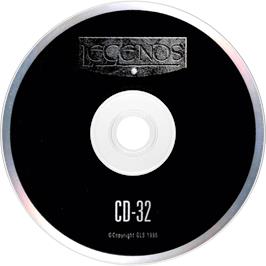 Artwork on the Disc for Legends on the Commodore Amiga CD32.