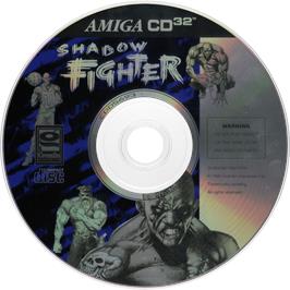 Artwork on the Disc for Shadow Fighter on the Commodore Amiga CD32.