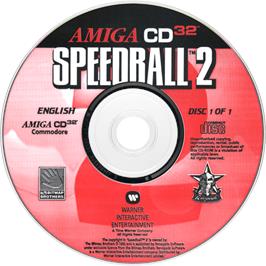 Artwork on the Disc for Speedball 2: Brutal Deluxe on the Commodore Amiga CD32.