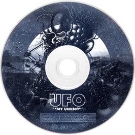 Artwork on the Disc for UFO - Enemy Unknown on the Commodore Amiga CD32.
