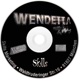 Artwork on the Disc for Wendetta 2175 on the Commodore Amiga CD32.