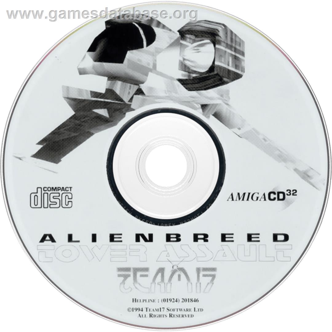 Alien Breed: Tower Assault - Commodore Amiga CD32 - Artwork - Disc