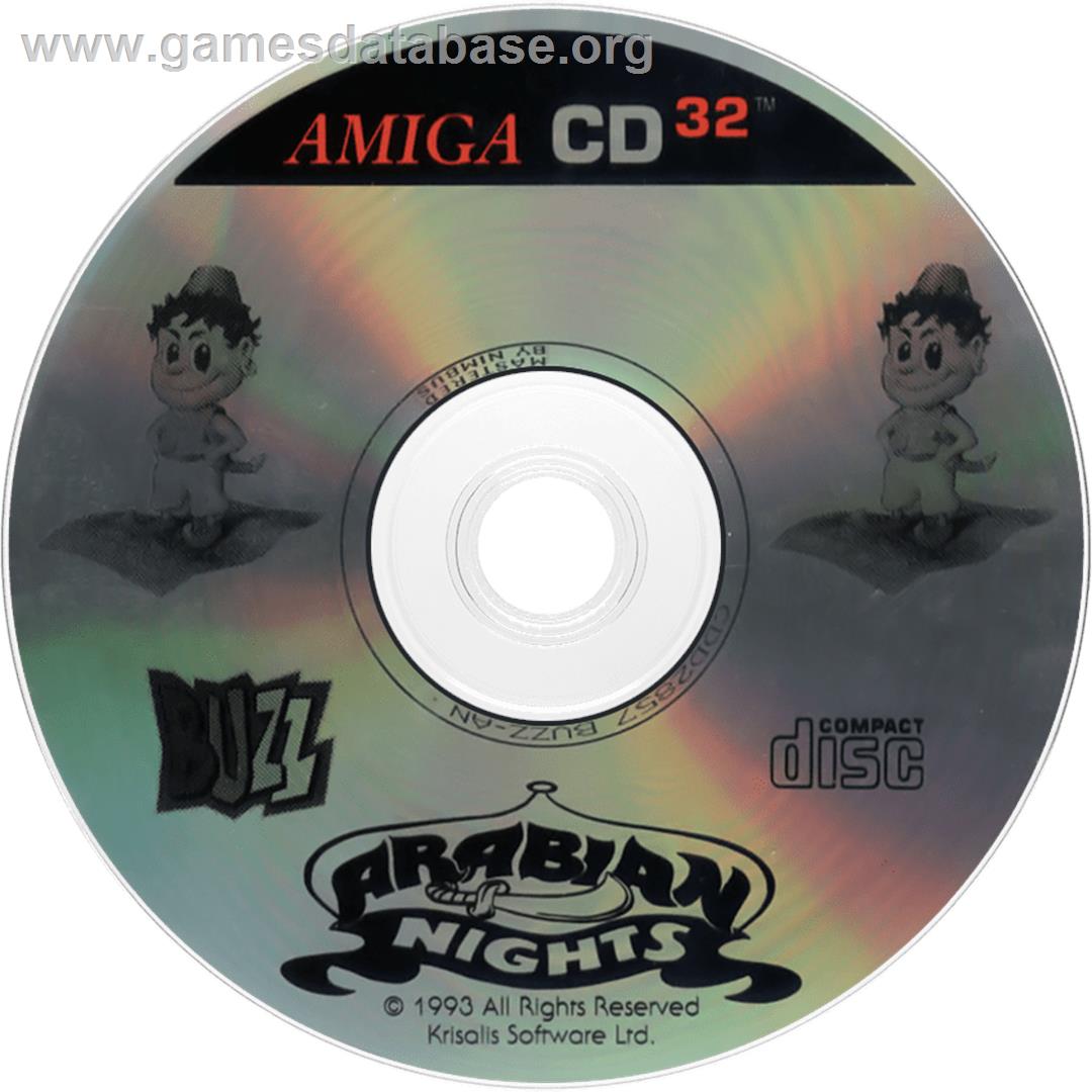Arabian Nights - Commodore Amiga CD32 - Artwork - Disc