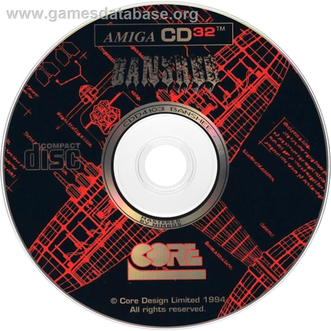Banshee - Commodore Amiga CD32 - Artwork - Disc