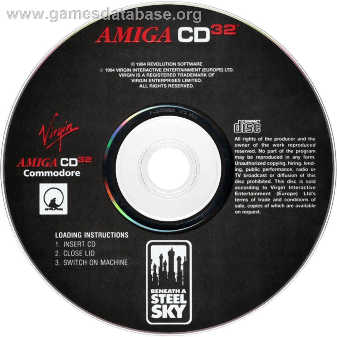 Beneath A Steel Sky - Commodore Amiga CD32 - Artwork - Disc