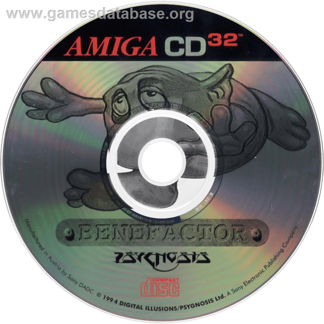 Benefactor - Commodore Amiga CD32 - Artwork - Disc