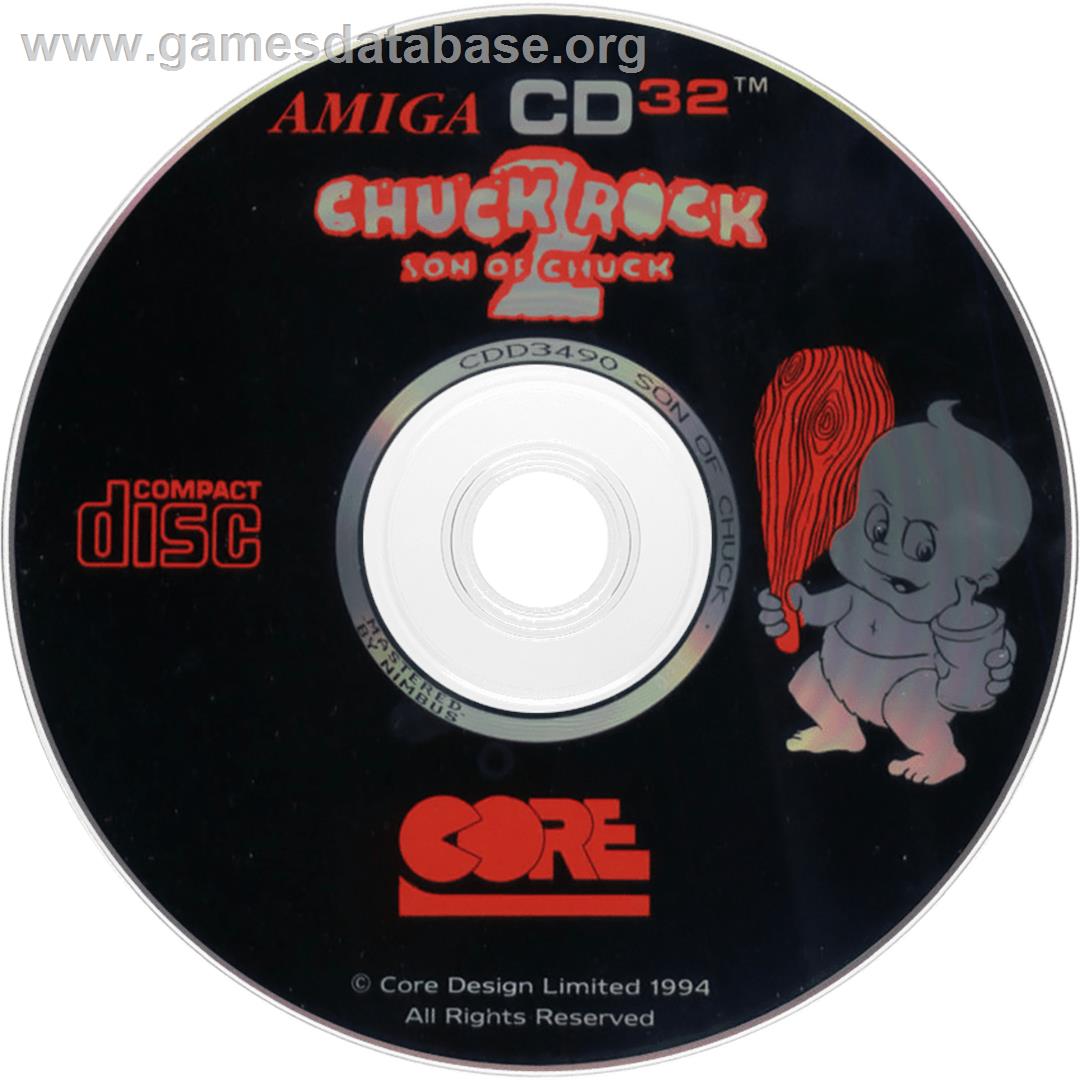 Chuck Rock 2: Son of Chuck - Commodore Amiga CD32 - Artwork - Disc