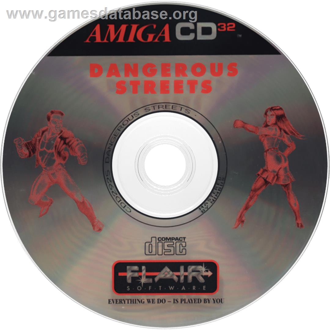 Dangerous Streets - Commodore Amiga CD32 - Artwork - Disc