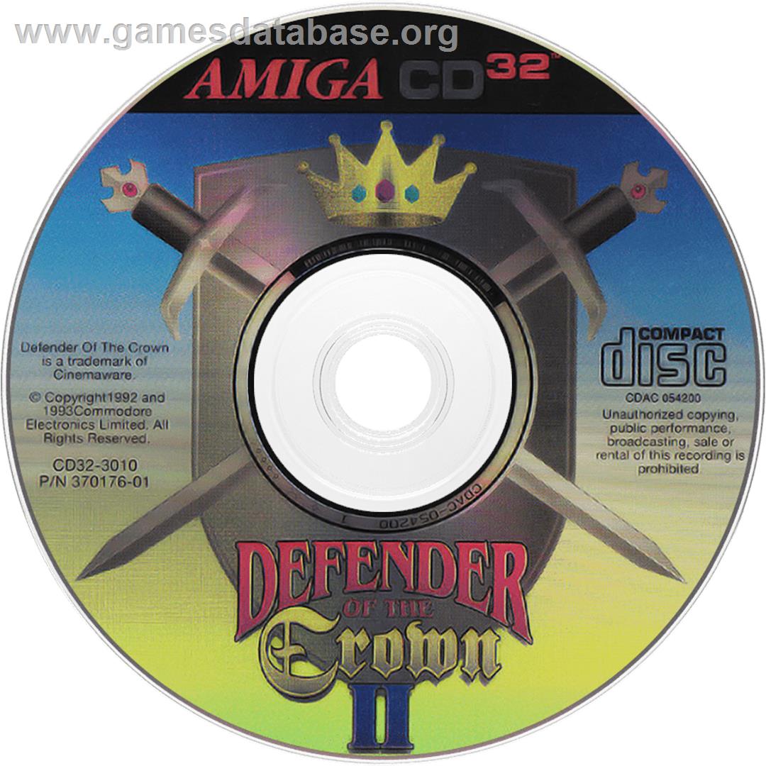 Defender of the Crown 2 - Commodore Amiga CD32 - Artwork - Disc