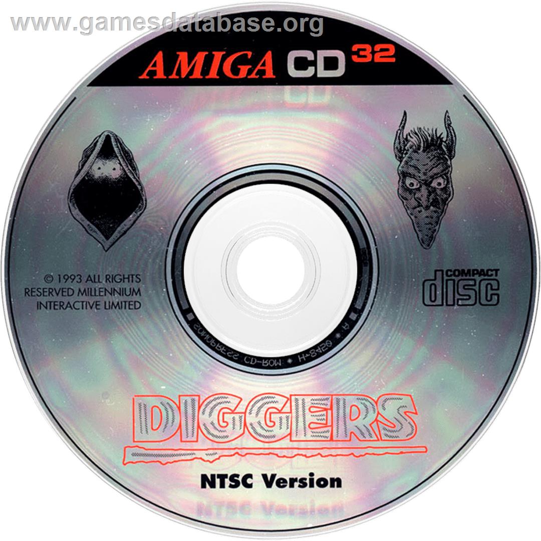 Diggers - Commodore Amiga CD32 - Artwork - Disc