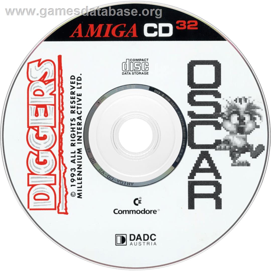 Diggers And Oscar - Commodore Amiga CD32 - Artwork - Disc