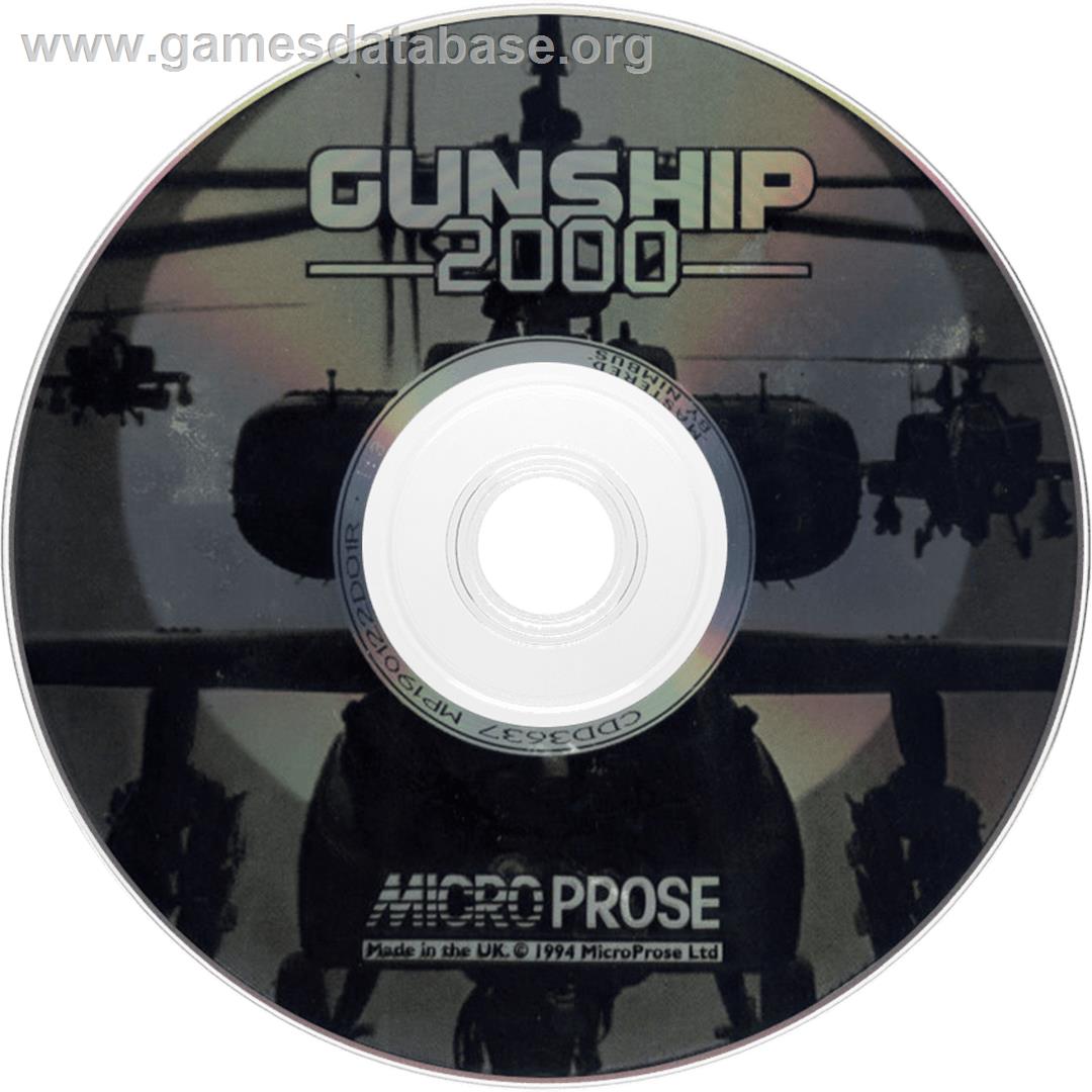 Gunship 2000 - Commodore Amiga CD32 - Artwork - Disc