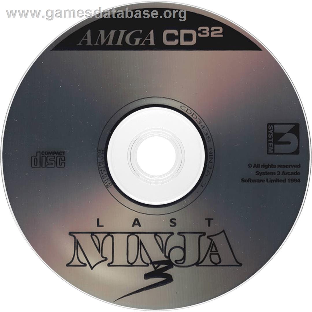 Last Ninja 3 - Commodore Amiga CD32 - Artwork - Disc