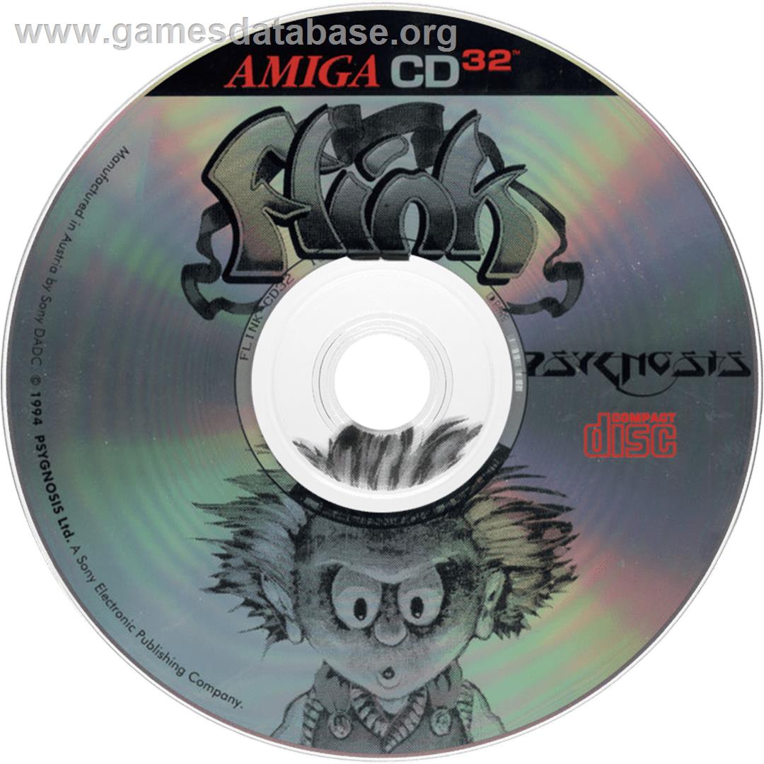 Misadventures of Flink - Commodore Amiga CD32 - Artwork - Disc