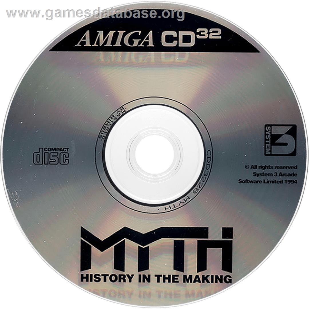 Myth: History in the Making - Commodore Amiga CD32 - Artwork - Disc