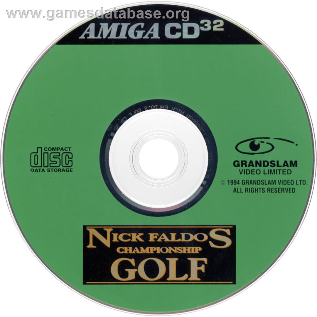 Nick Faldo's Championship Golf - Commodore Amiga CD32 - Artwork - Disc