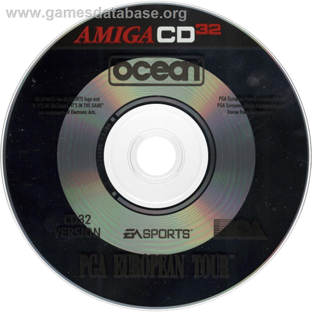 PGA European Tour - Commodore Amiga CD32 - Artwork - Disc
