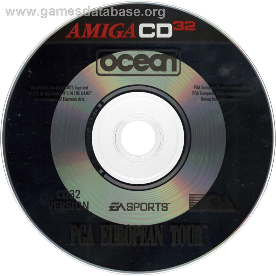 PGA European Tour - Commodore Amiga CD32 - Artwork - Disc