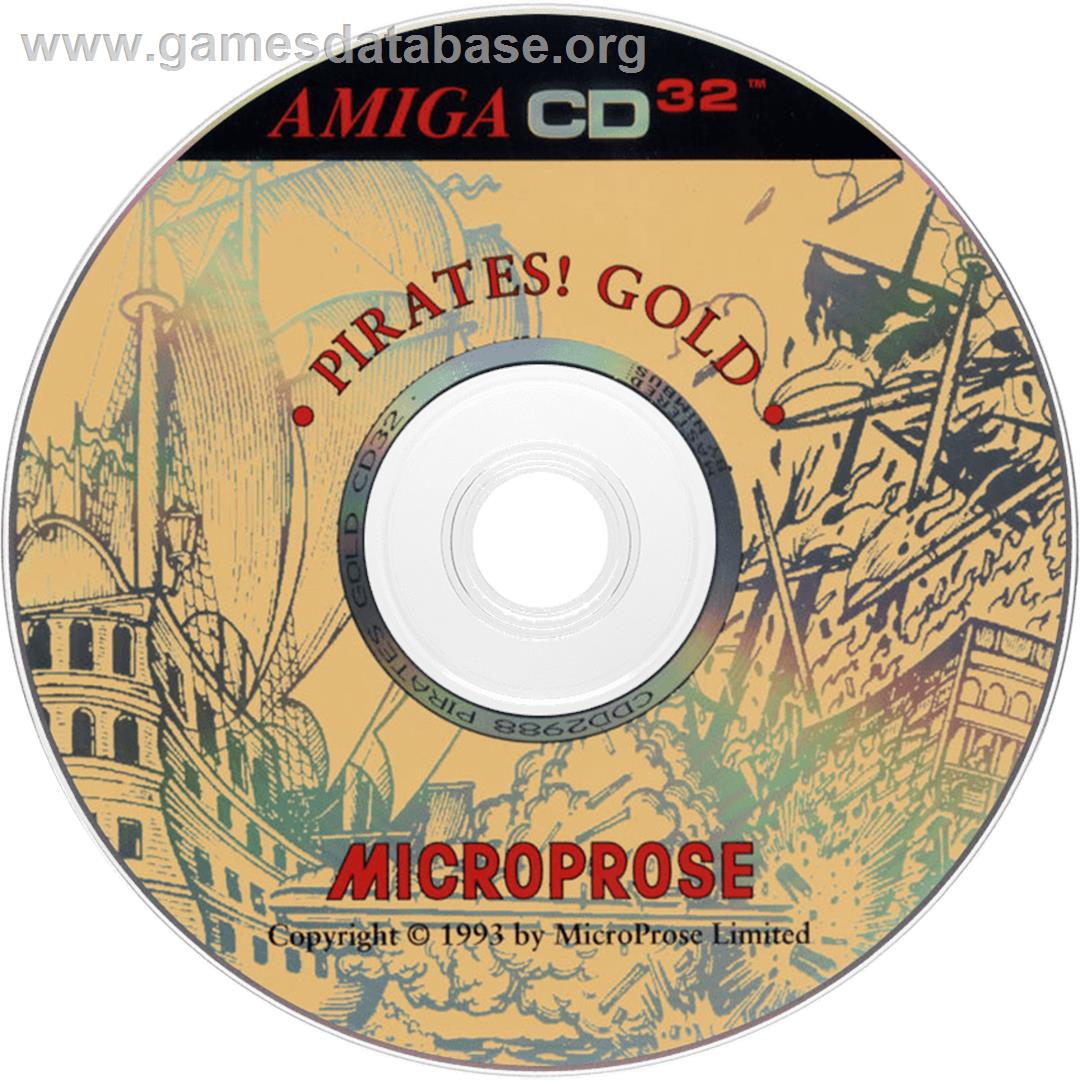 Pirates! Gold - Commodore Amiga CD32 - Artwork - Disc
