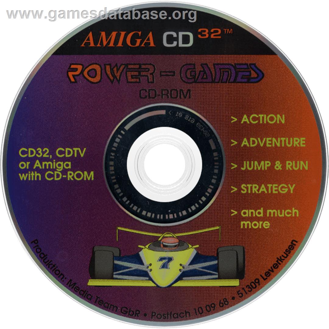 Power-games - Commodore Amiga CD32 - Artwork - Disc
