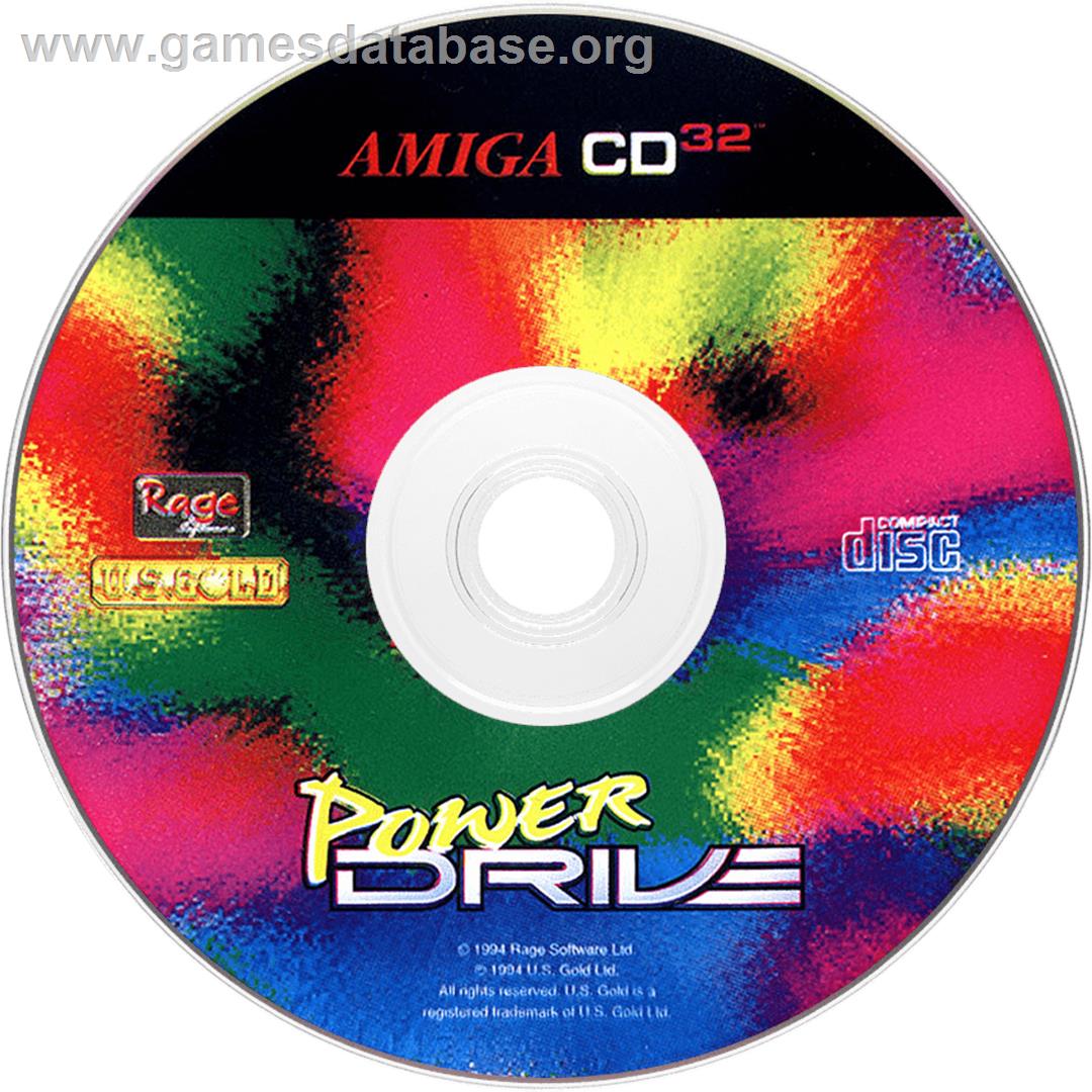 Power Drive - Commodore Amiga CD32 - Artwork - Disc