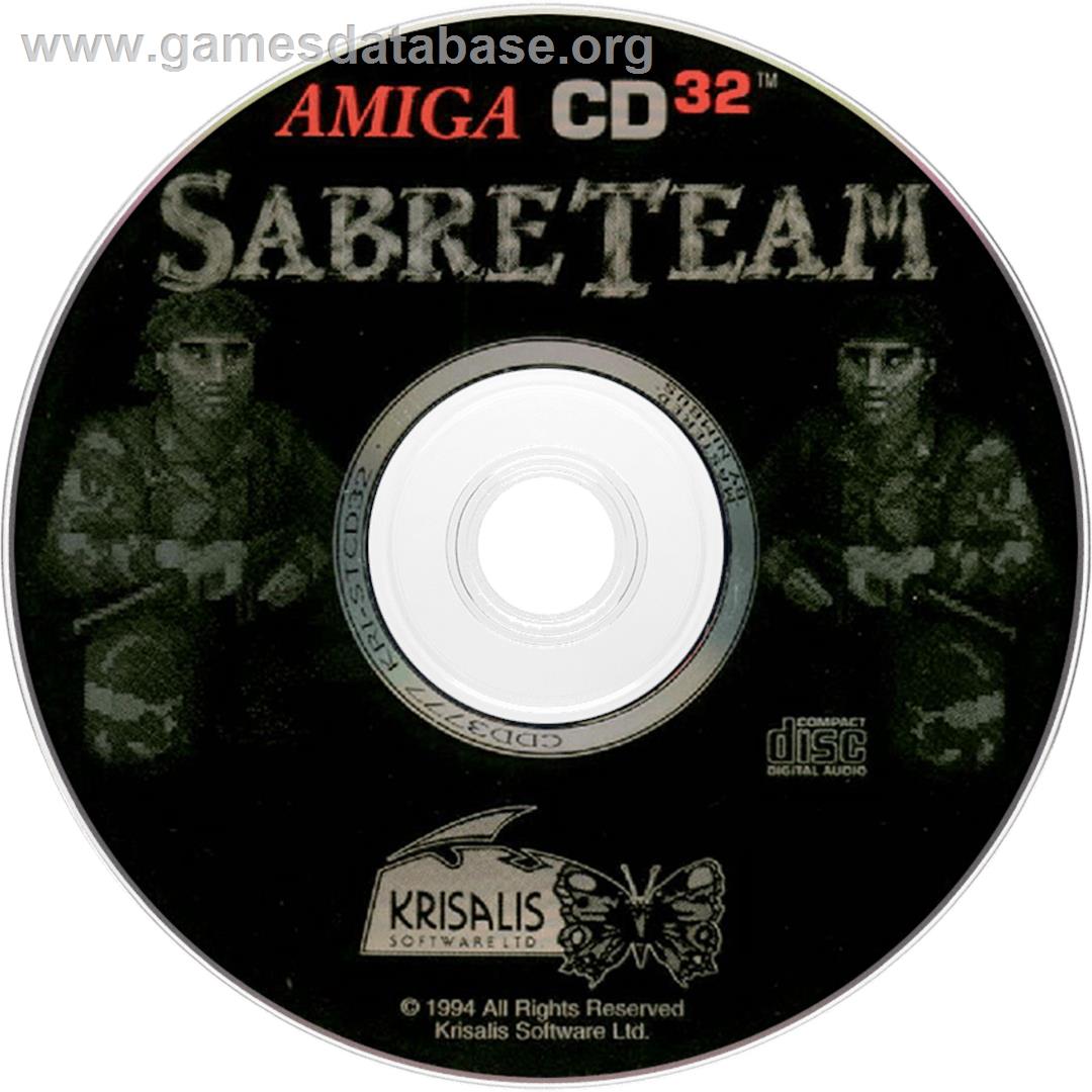 Sabre Team - Commodore Amiga CD32 - Artwork - Disc