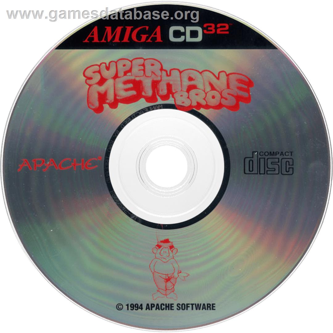 Super Methane Bros. - Commodore Amiga CD32 - Artwork - Disc