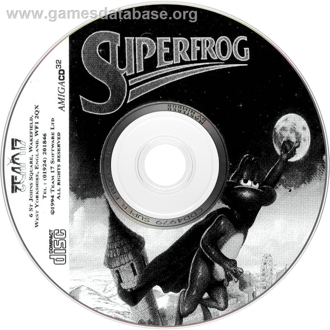 Superfrog - Commodore Amiga CD32 - Artwork - Disc