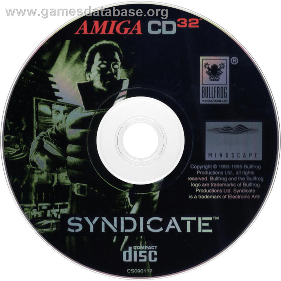 Syndicate - Commodore Amiga CD32 - Artwork - Disc