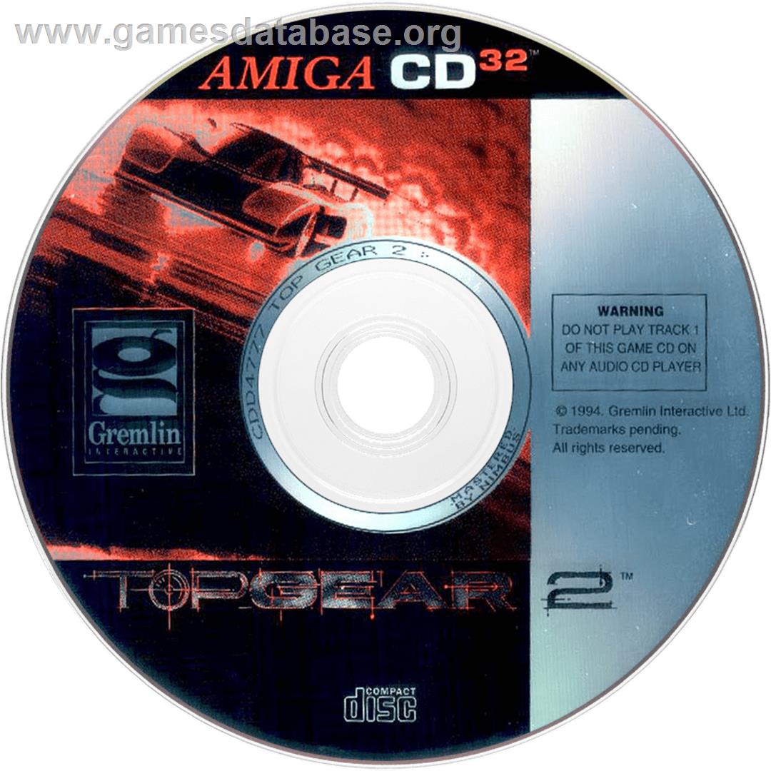 Top Gear 2 - Commodore Amiga CD32 - Artwork - Disc