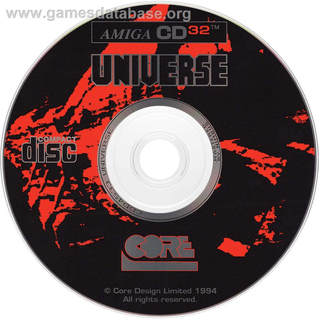 Universe - Commodore Amiga CD32 - Artwork - Disc