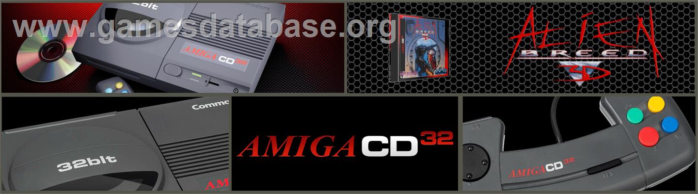 Alien Breed 3D - Commodore Amiga CD32 - Artwork - Marquee