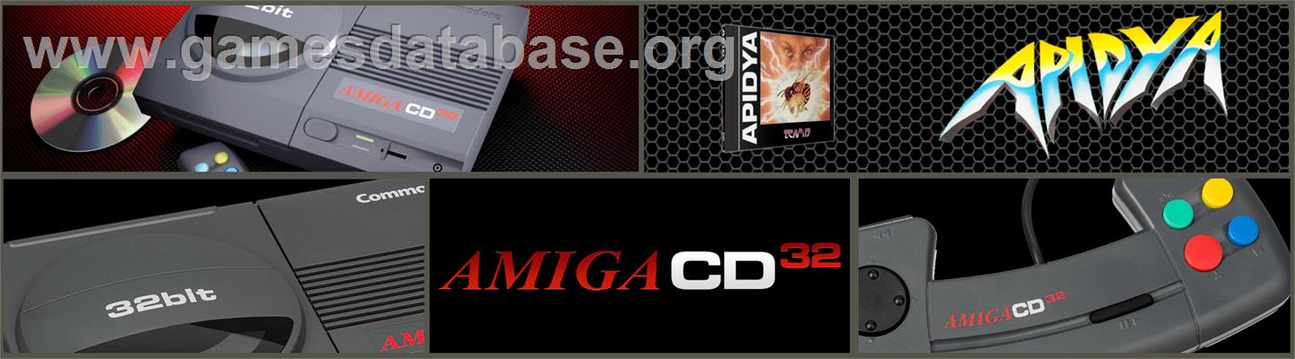 Apidya - Commodore Amiga CD32 - Artwork - Marquee