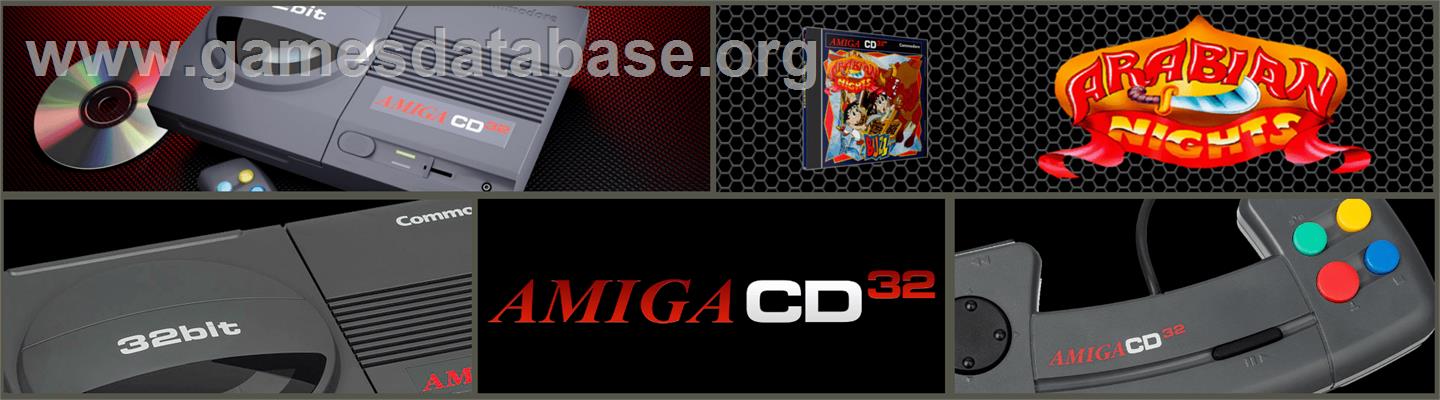 Arabian Nights - Commodore Amiga CD32 - Artwork - Marquee