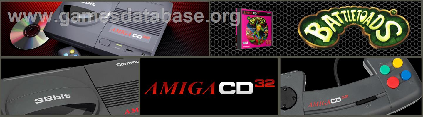 Battle Toads - Commodore Amiga CD32 - Artwork - Marquee