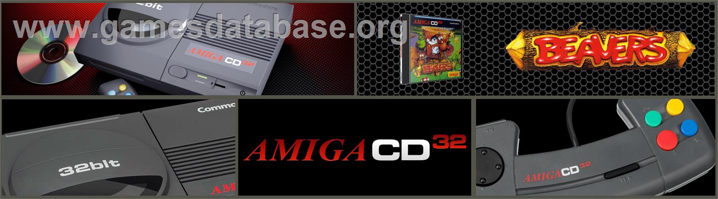 Beavers - Commodore Amiga CD32 - Artwork - Marquee