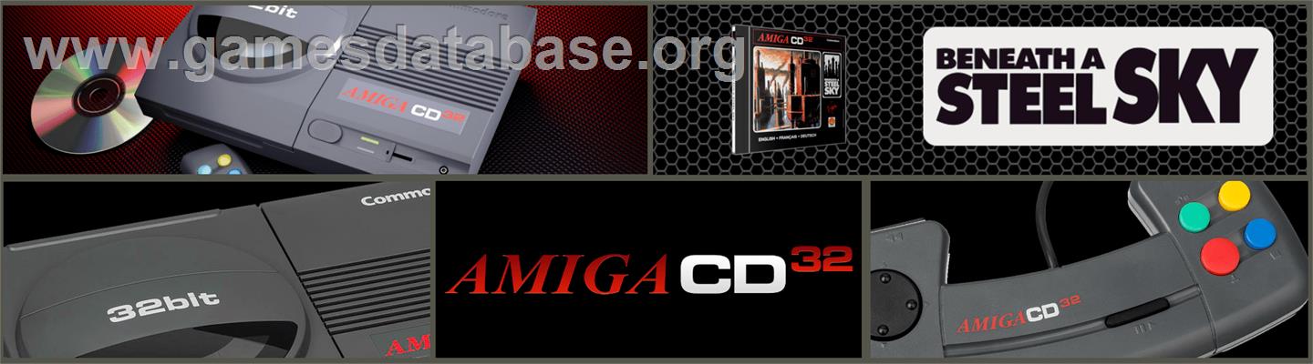 Beneath a Steel Sky - Commodore Amiga CD32 - Artwork - Marquee