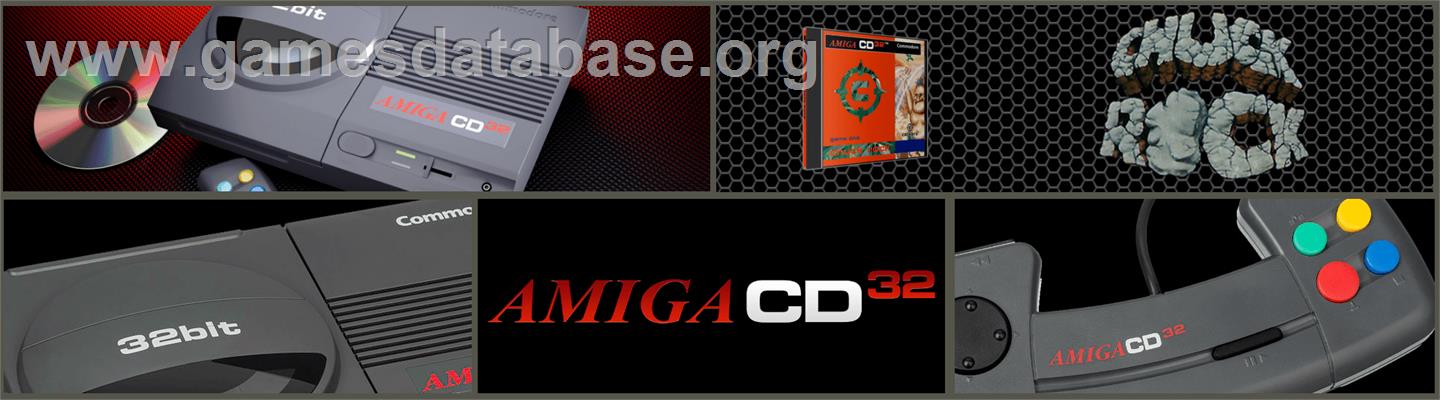Chuck Rock - Commodore Amiga CD32 - Artwork - Marquee