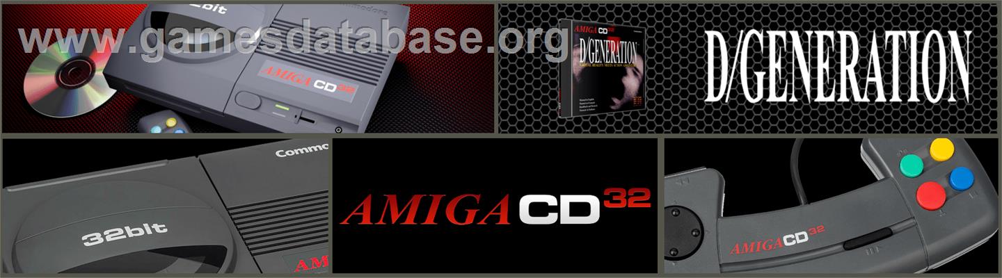 D/Generation - Commodore Amiga CD32 - Artwork - Marquee