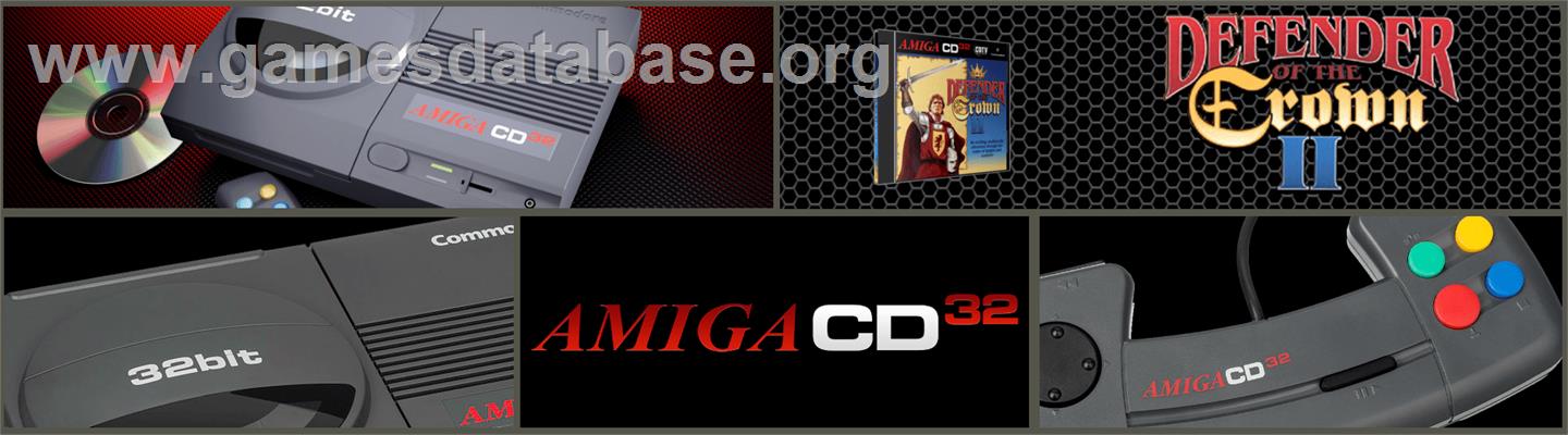 Defender of the Crown 2 - Commodore Amiga CD32 - Artwork - Marquee