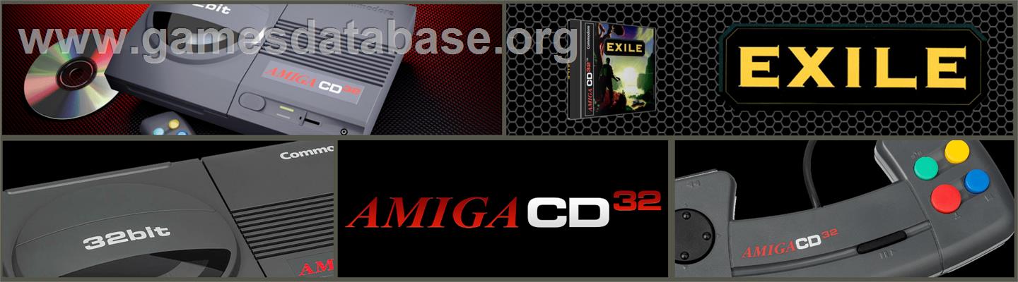 Exile - Commodore Amiga CD32 - Artwork - Marquee