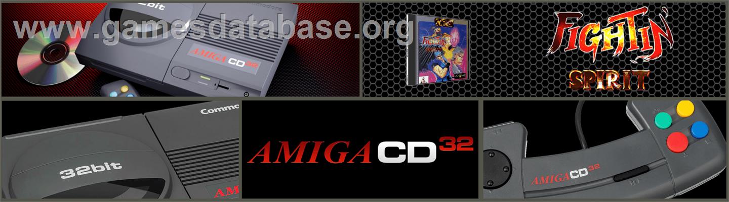 Fightin' Spirit - Commodore Amiga CD32 - Artwork - Marquee