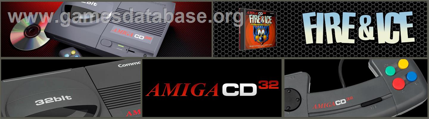 Fire And Ice - The Daring Adventures Of Cool Coyote - Commodore Amiga CD32 - Artwork - Marquee