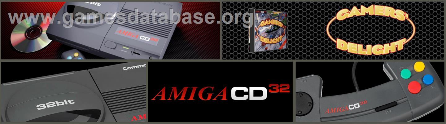 Gamers' Delight - Commodore Amiga CD32 - Artwork - Marquee