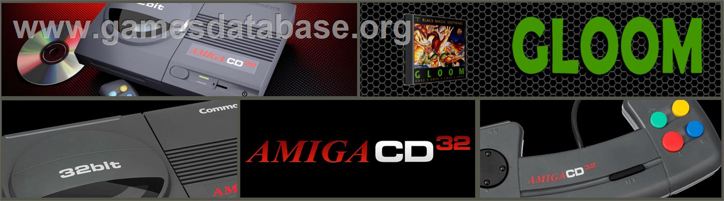 Gloom - Commodore Amiga CD32 - Artwork - Marquee