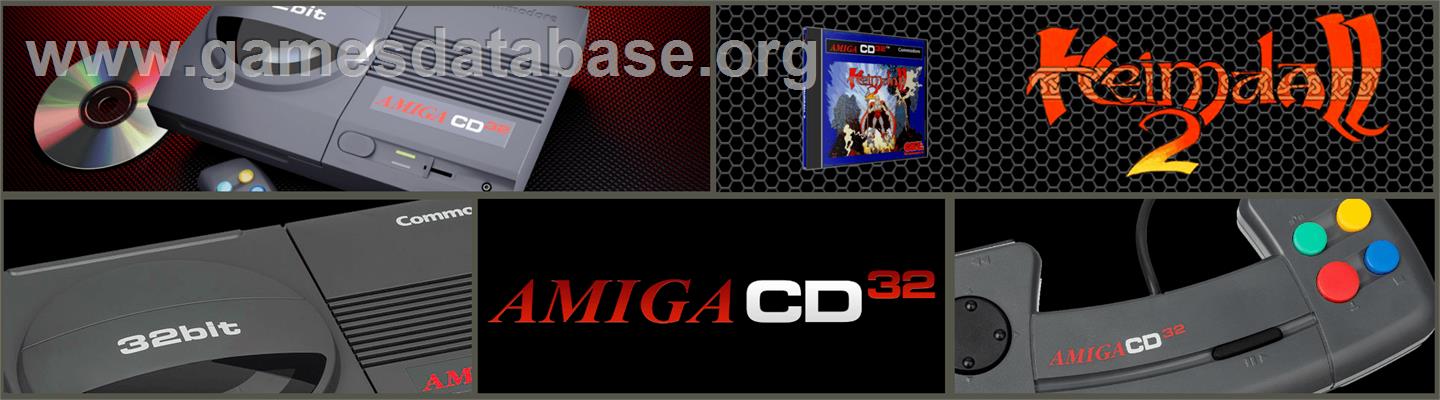 Heimdall 2: Into the Hall of Worlds - Commodore Amiga CD32 - Artwork - Marquee