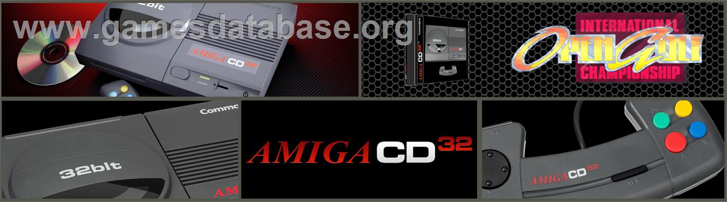 International Open Golf Championship - Commodore Amiga CD32 - Artwork - Marquee