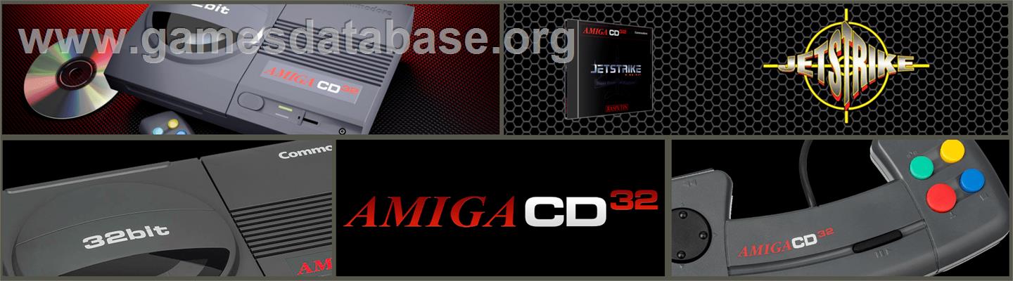 Jetstrike - Commodore Amiga CD32 - Artwork - Marquee