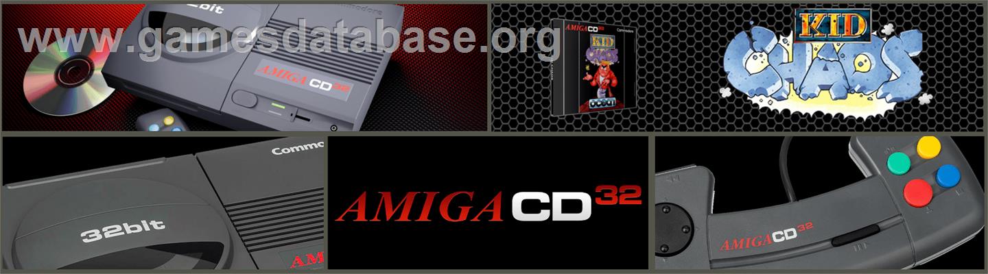 Kid Chaos - Commodore Amiga CD32 - Artwork - Marquee