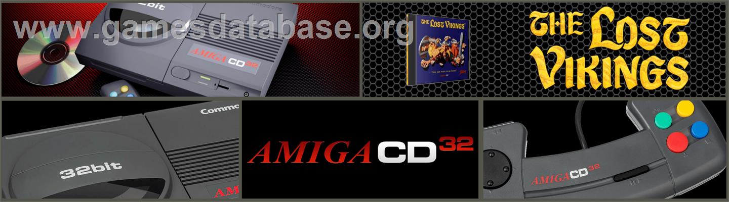 Lost Vikings - Commodore Amiga CD32 - Artwork - Marquee